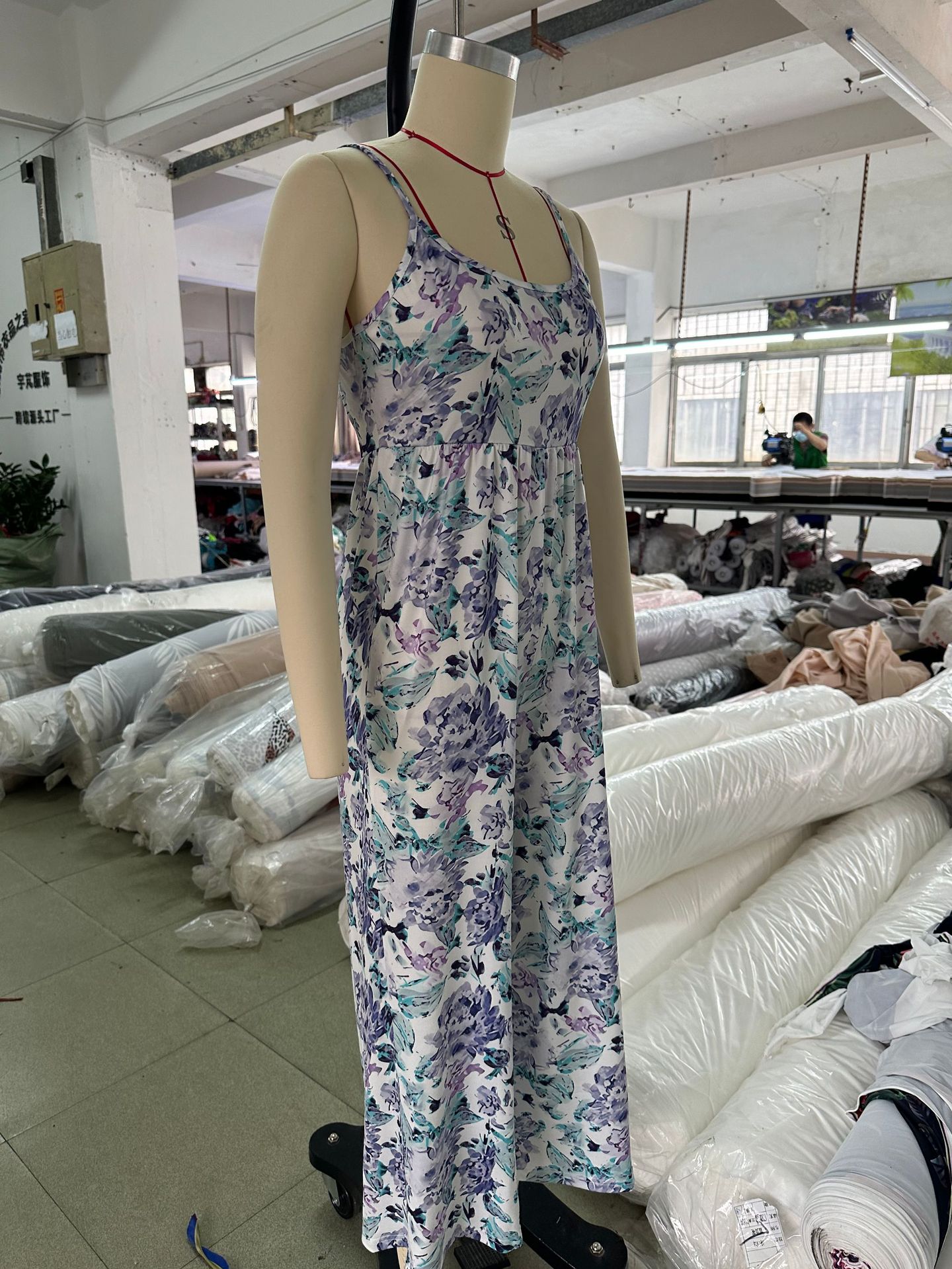 Summer High Waist Wide Leg Jumpsuit Women Floral Strap Backless Jumpsuit Women