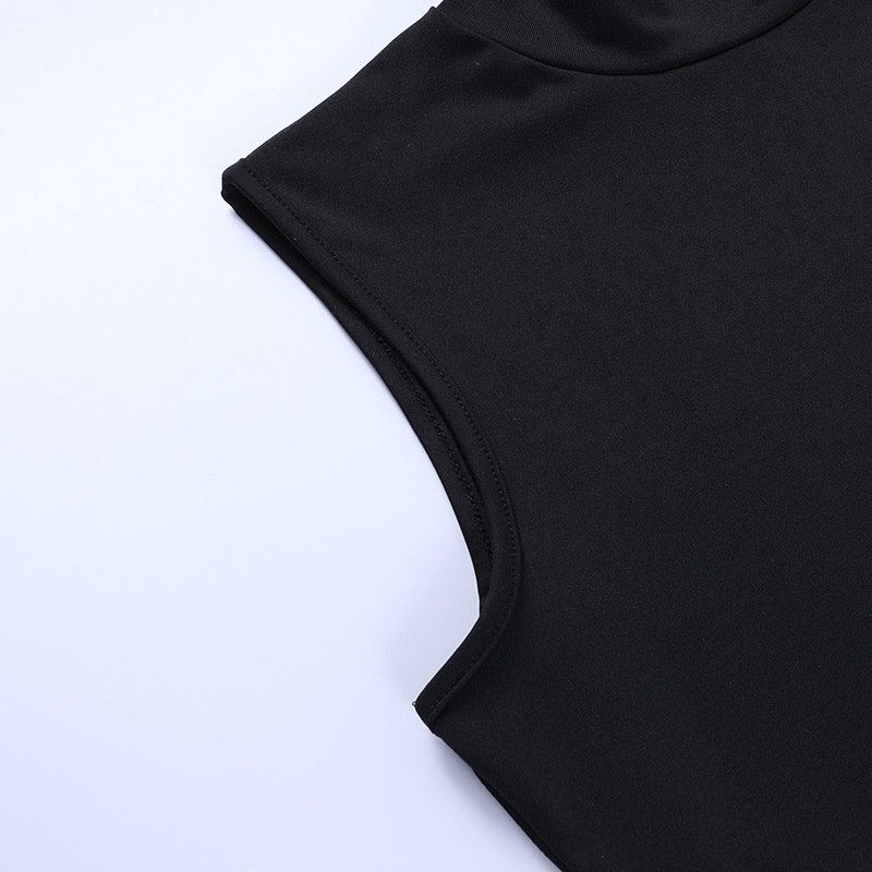 Summer Sexy Vest Bandage Dress Sexy High Split Bandage Dress