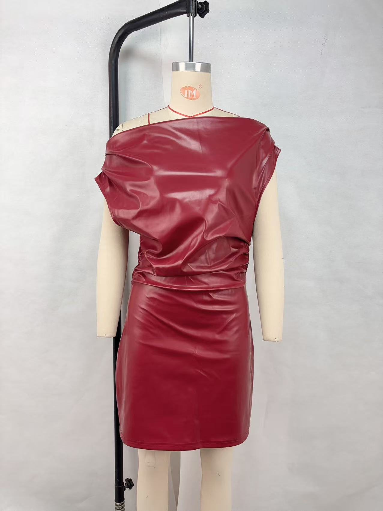Crossbody Sheath Dress Women Clothing Sexy Nightclub Dress