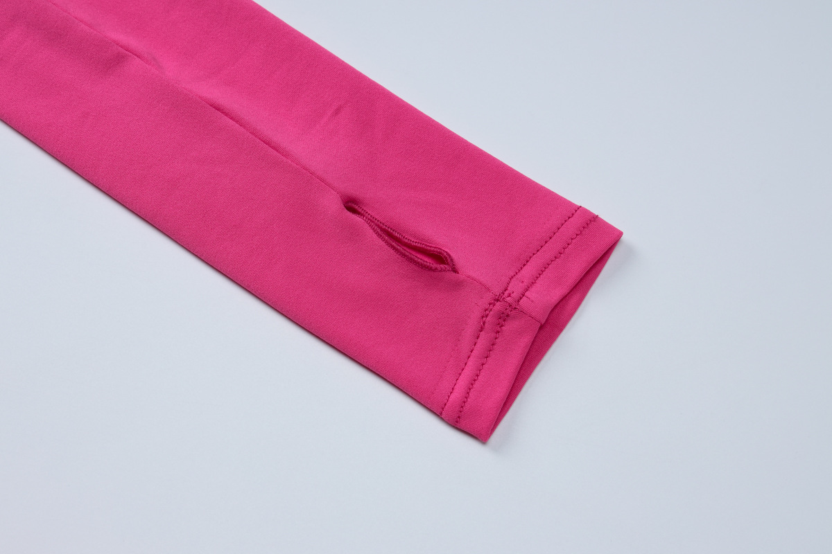 Sports Solid Color One Piece Trousers U Neck Long Sleeved Backless Fleece Jumpsuit Women Clothing Autumn