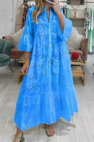 blue dress
