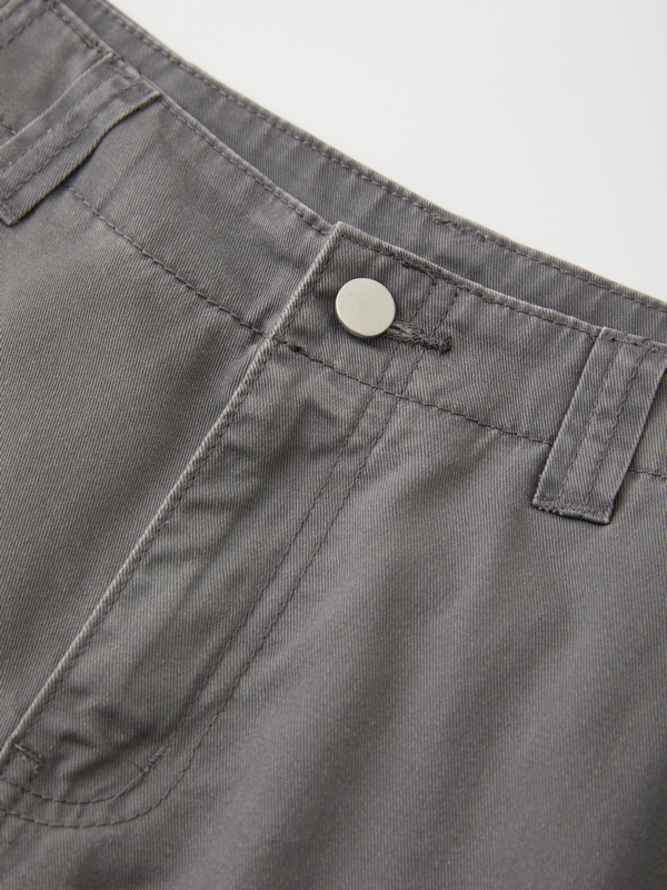Washed Vintage Baggy Cargo Jeans