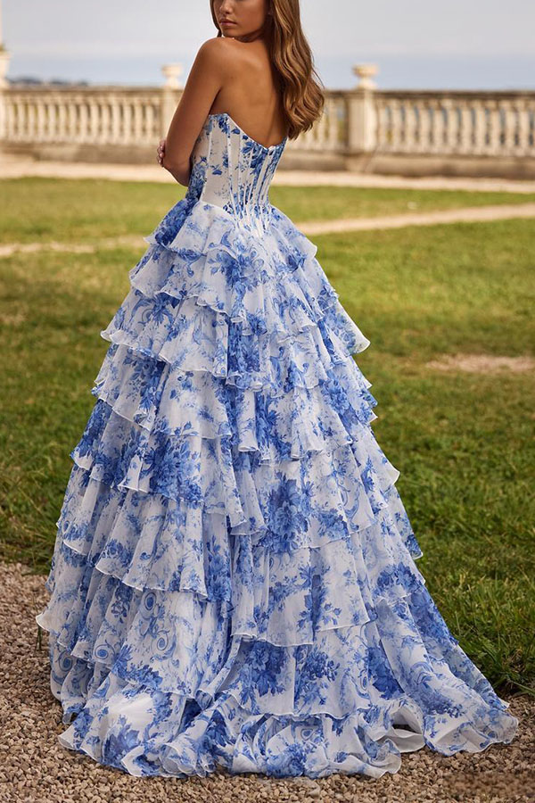 Sherri Hill Prom&Beyond And The Prom Store Perfect Instant Flower Off Shoulder Ruffle Dress