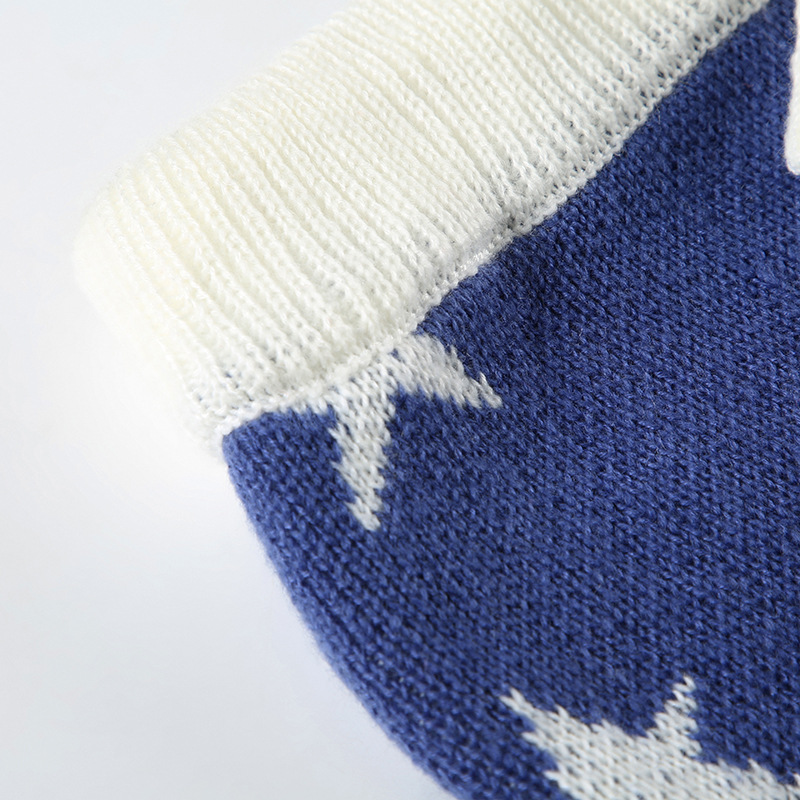 Street Sexy Low Waist Star Stripes Contrast Color Woolen Shorts Sexy Lace up Slim Fit All Match Retro Pants