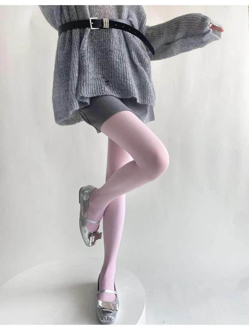 Tights Women Leggings Bodycon Sexy Red See Through Lingerie Femme Pantyhose Summer New Slim Lace Stockings Woman Lingerie
