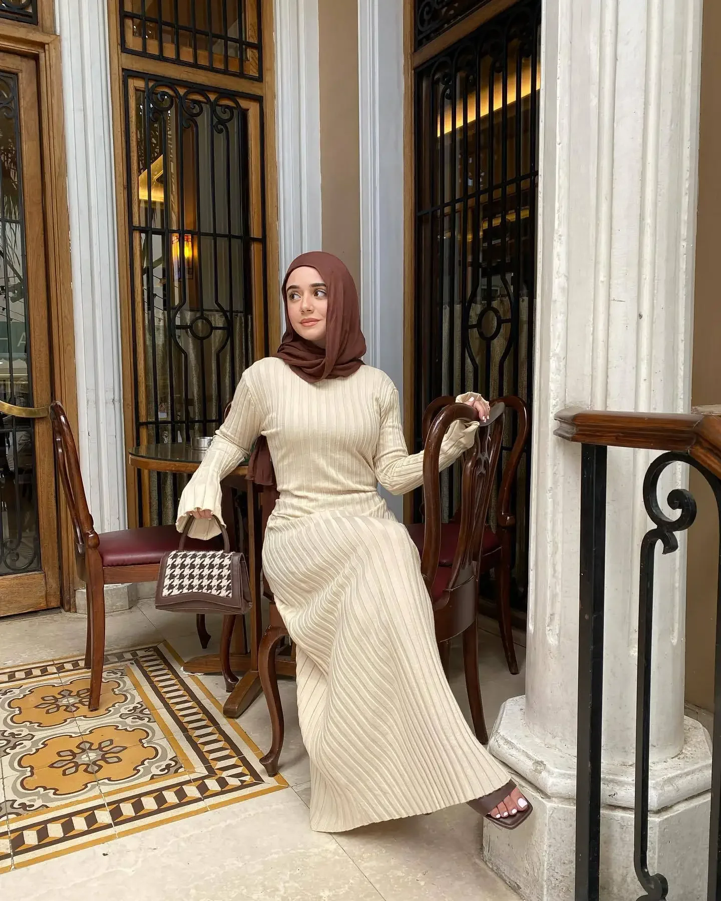 Fall Winter New Knitted Long Dress Female Casual Slinky High Waist Rib Sweater Bodycon Dresses Lady Holiday Party Outfits