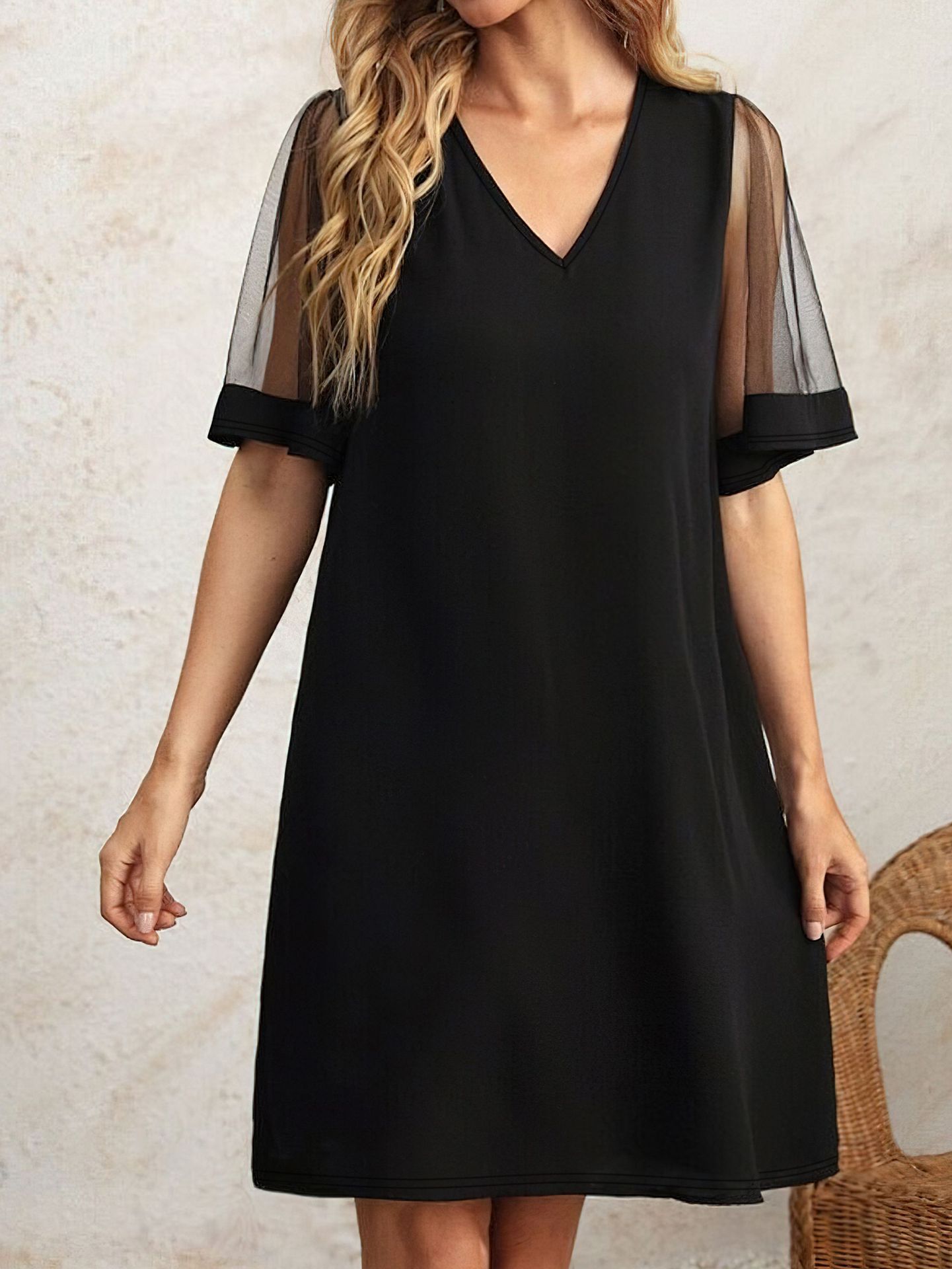Wal Mart Spring Summer Sexy High Elastic Solid Color Women Dress Women Clothing