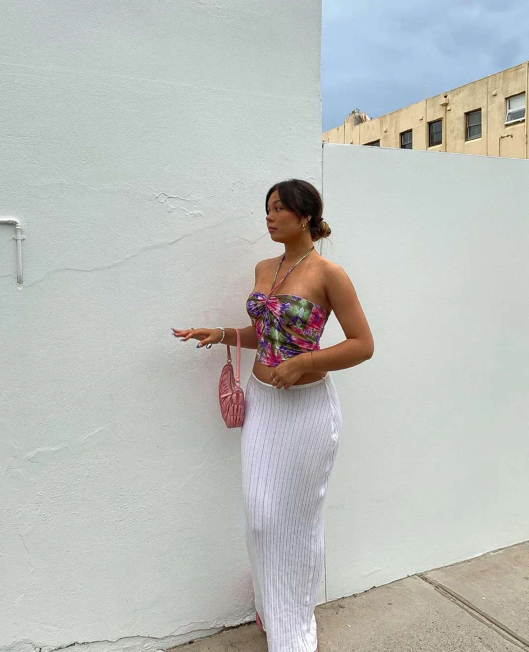 Summer Knit Long Skirt Women Sexy Holiday Party Beach Cove-Up Midi Skirts Dropped Waist See Through Wrap White Maxi Skirt
