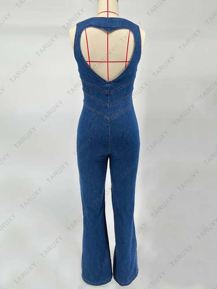 PU Leather Backless Jumpsuit Women 2025 Casual Wide Leg Jumpsuit Overalls For Women Skinny Streetwear Hot Faux Jumpsuit