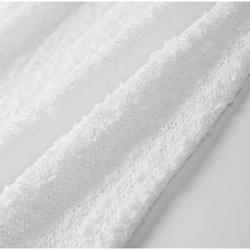 Beach Knitted Off The Shoulder Long Dress Women Slim Flare Sleeve Hollow Out Maxi Dresses 2025 Summer Lady Hip Package Robes