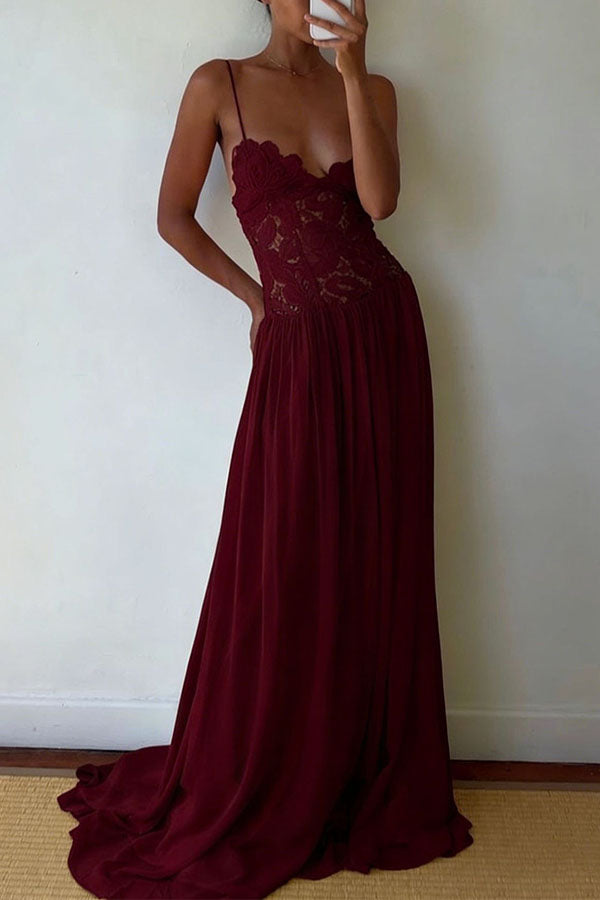 Amelie Lace Bustier Dress
