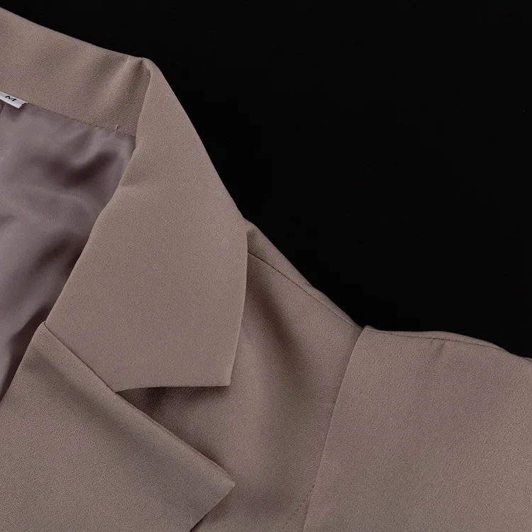 Fall New Mini Skirt Suit Long Sleeve Lapel Fishbone Top Hip-Covering Skirt Sexy Bodycon Two-Piece Commuting Sets Female