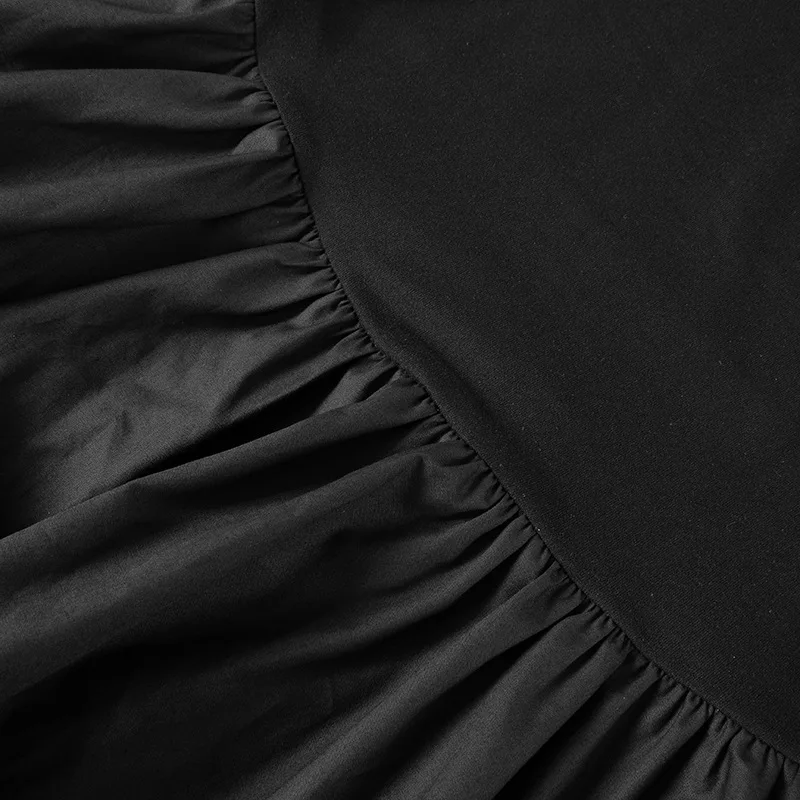 Folds Patchwork Mini Vest Dress For Women Slim Fit High Waist Beach Dress Sleeveless A-line Solid Party Female New Summer