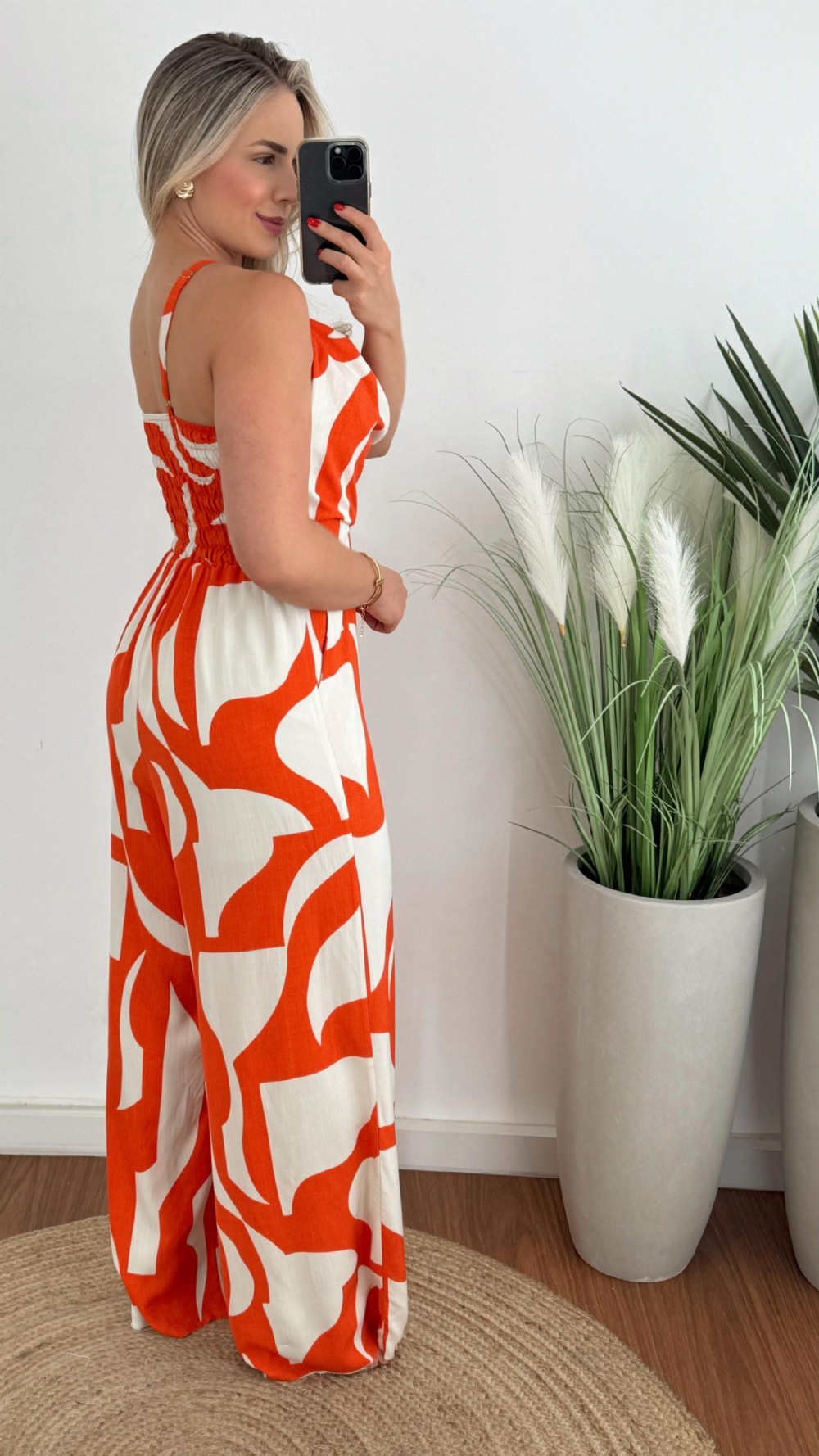 Women Clothing Office Sling One Piece Straight Leg Trousers