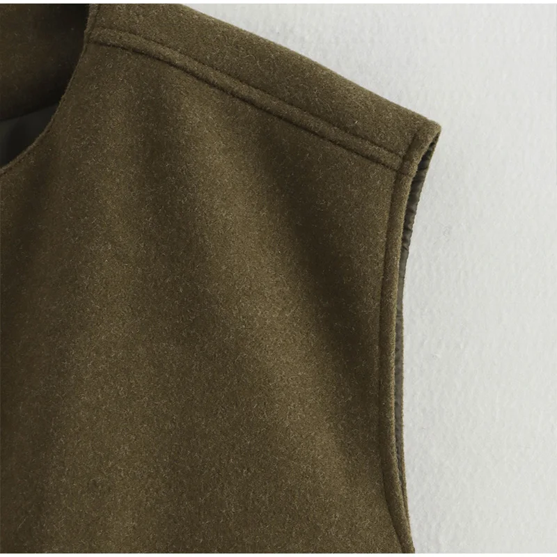 Street Zipper Waistcoat For Women Zipper O-neck Sleeveless Thick Warm Vest Top Female 2025 Spring Lady All-matching Outwear New