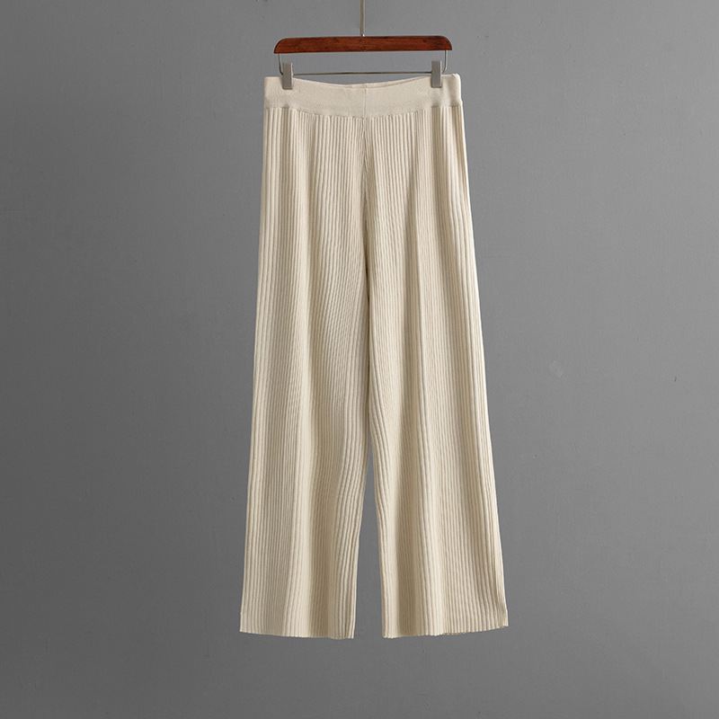 Summer Inner Wear Women round Neck Sleeveless Top Knitted Two Piece