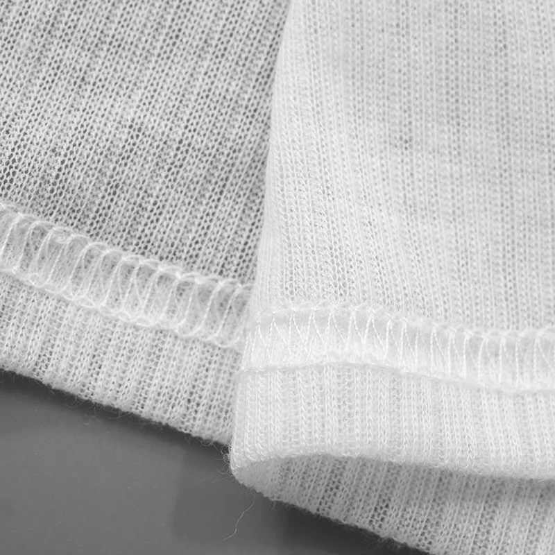 White Knitwear See-Through T-shirt Pullover Female Hollow Out Slim Loose Long Sleeve Casual Tee Women Patchwork Top Tee