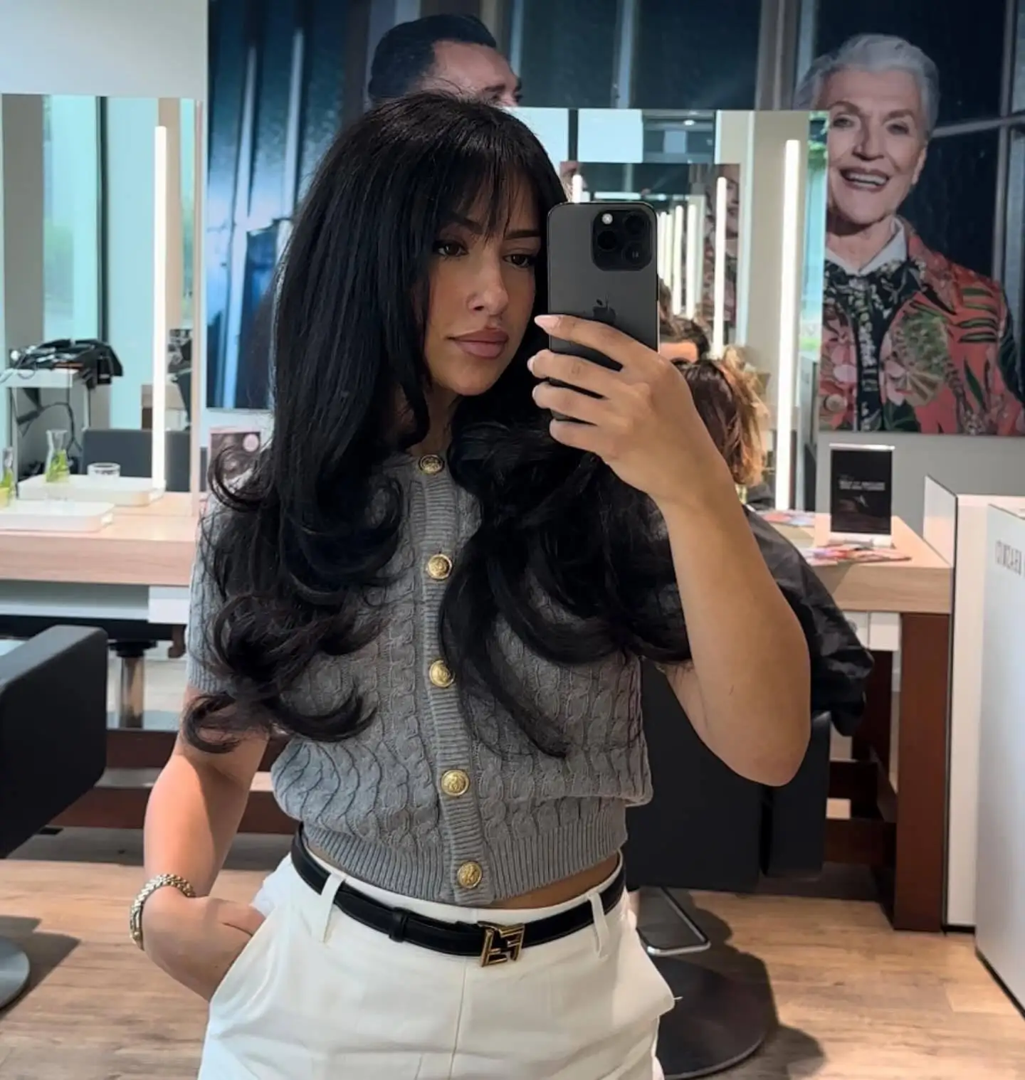 Patchwork Ribbed Knit Cardigan For Women Short Sleeve Fashion Slim Twist Solid Commute Autumn Sweater Knitwear Cropped Top