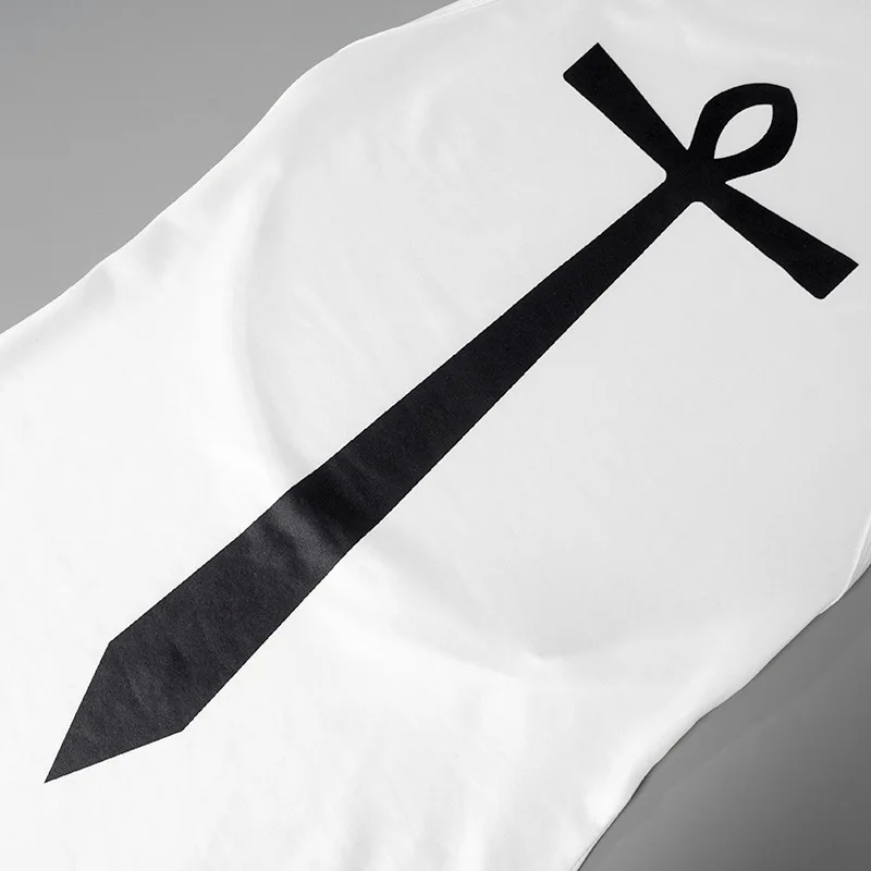 Printing Y2k Dress Bodycon Sexi Night Dress Hot White Club Outfits For Women Summer Clothes Backless Vestidos De Mujer Cover-ups