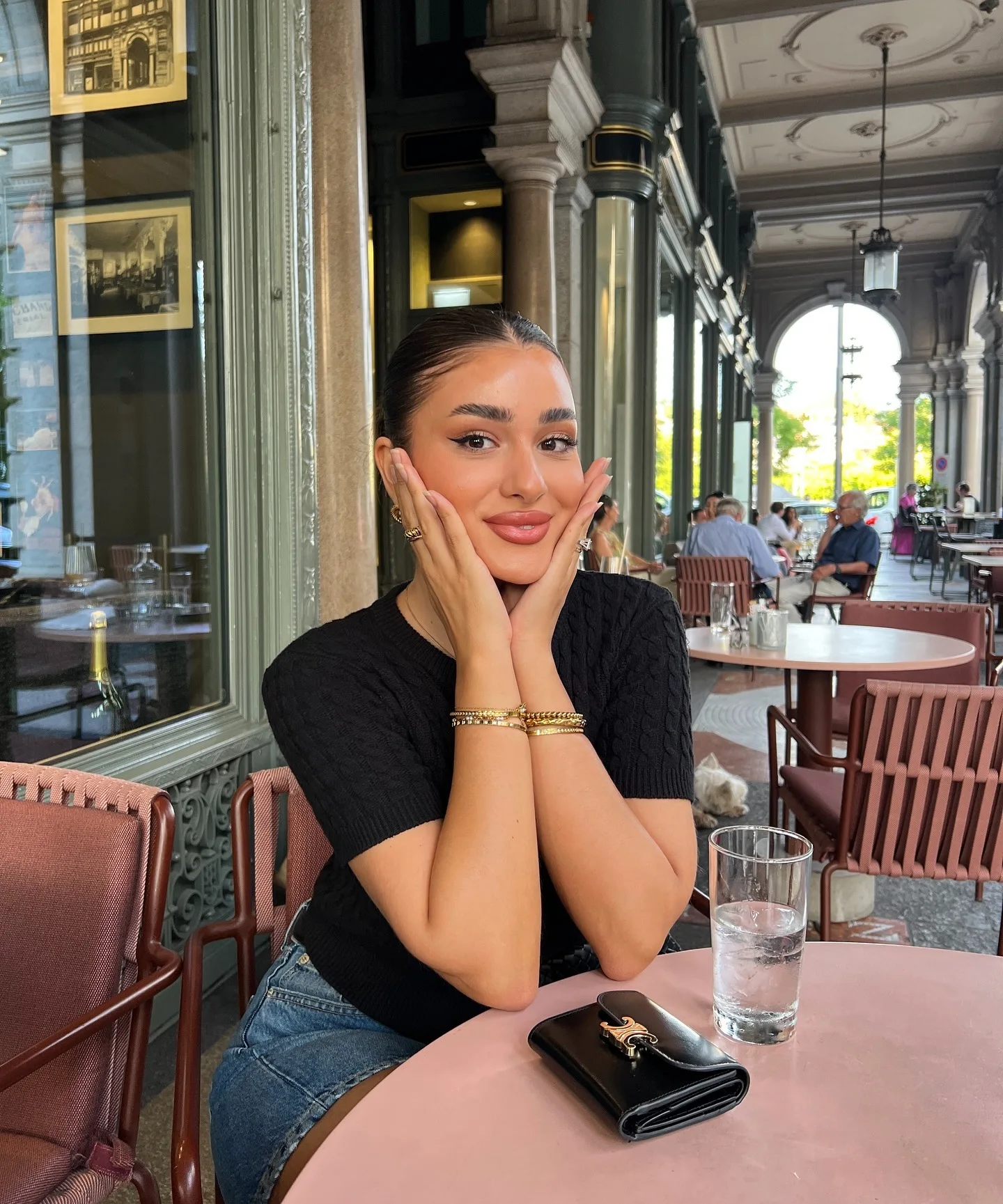 Patchwork Ribbed Knit Cardigan For Women Short Sleeve Fashion Slim Twist Solid Commute Autumn Sweater Knitwear Cropped Top