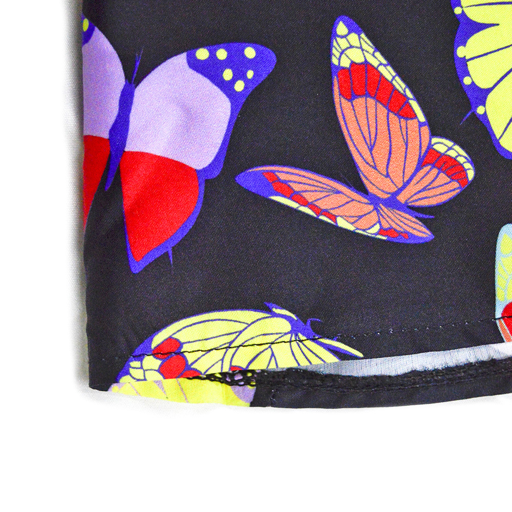 Summer Butterfly Print Bohemian Beach Dress V-neck Sleeveless Maxi Dress plus Size Women Clothing