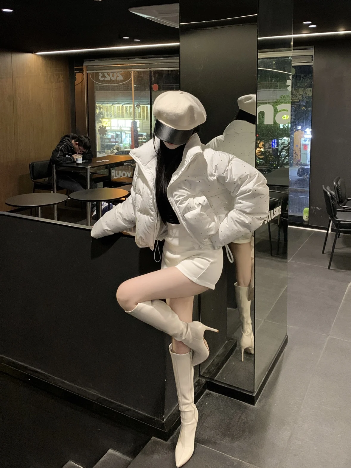 Women Autumn Winter Puffer Jacket New Short Parkas Coat Korean Fashion Stand Collar Bread Jacket Solid Outerwear