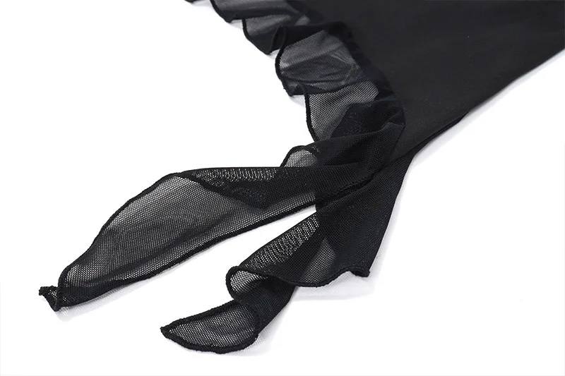 Casual Backless Ruffled Y2k Top Vest Patchwork Strapless High Street Top Fashion Cute Solid Scoop Neck Tank Top Pullover