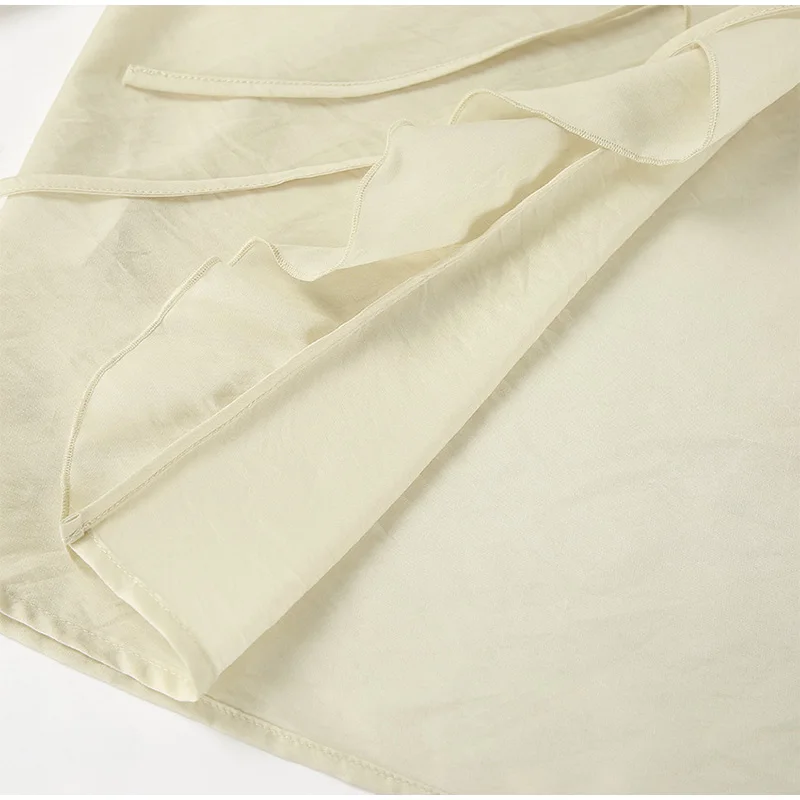 Loose Ruffles Shorts Set For Women 2 Pieces V Neck Hollow Out Shirts Wide Leg Short Pants 2025 Spring Summer Lady White Suit