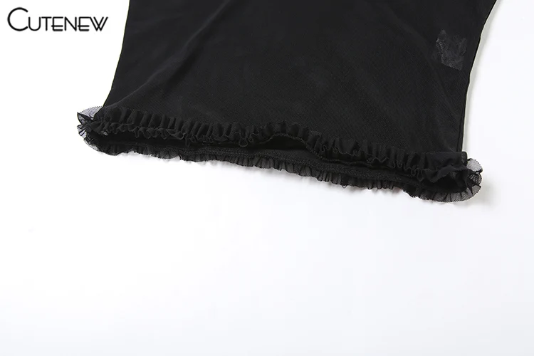 Ruched Women Vests Solid Mesh Thin Simple Sheer U-neck Slim Crop Tanks Female Classic Basic Matching Go Out Streetwear