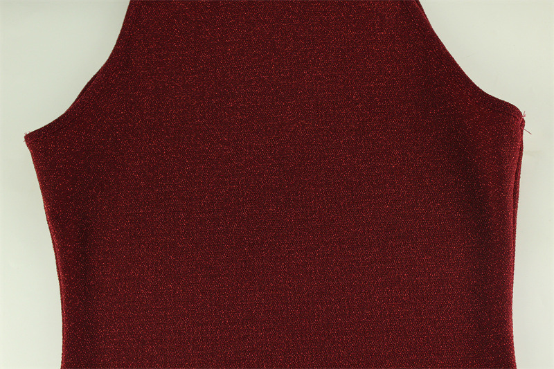 Arrival Sexy Party Red Carpet Dress Elegant Halter Sheath Fishtail Dress