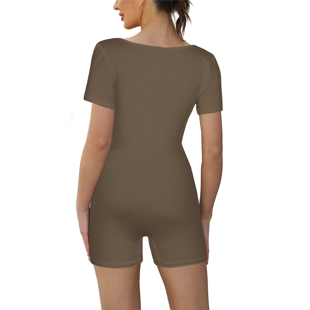 Tight Jumpsuit Solid Color Sports Yoga Jumpsuit Women Sports