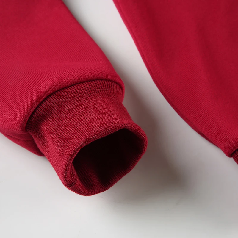 Y2K Fur Trim Hooded Sweatshirt Red Letter Print Zipper Coat with Pocket Women Streetwear Winter 90s Outwear Vintage