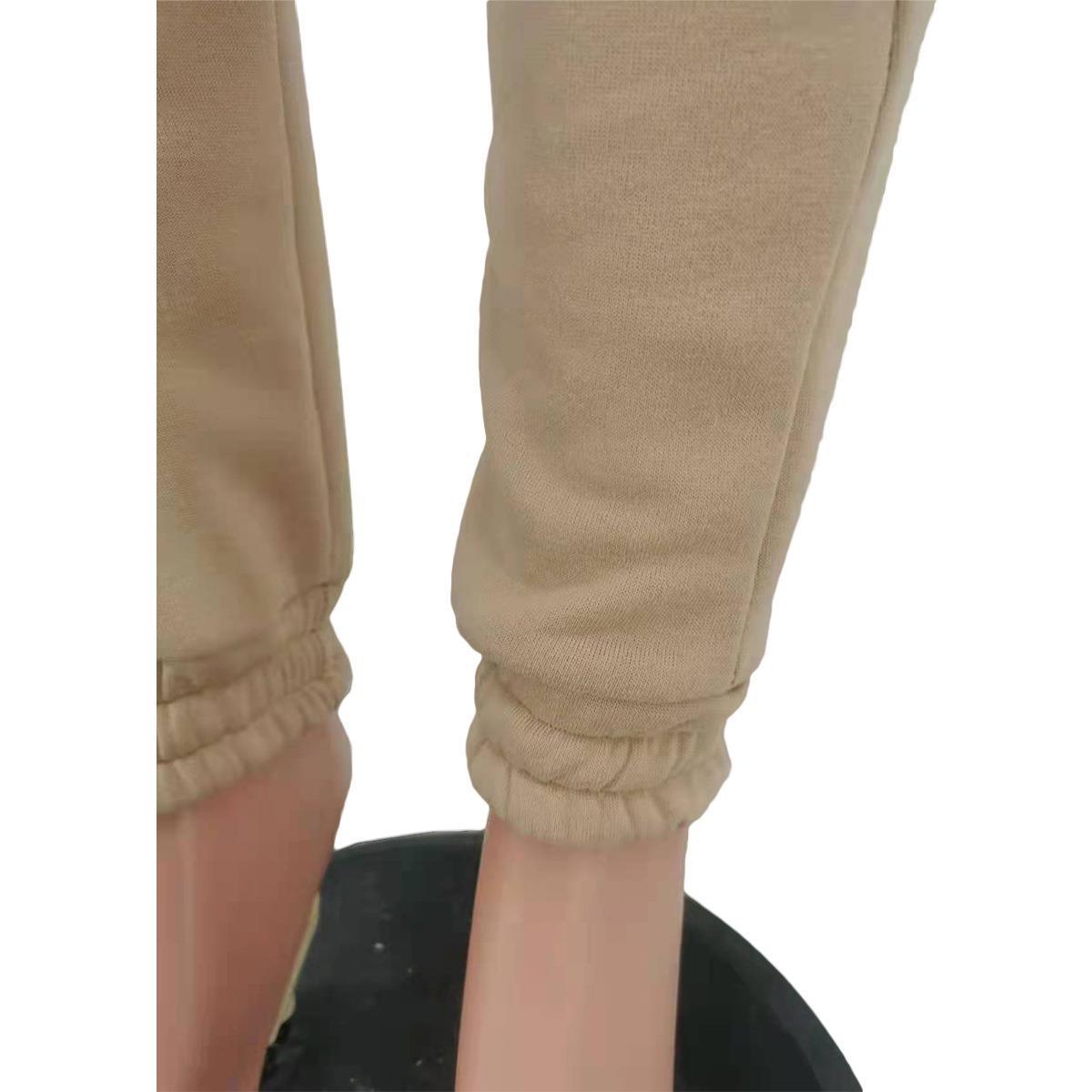 Women Clothing Autumn Winter Hooded Sweatshirt Long Sleeved Sports Casual Suit