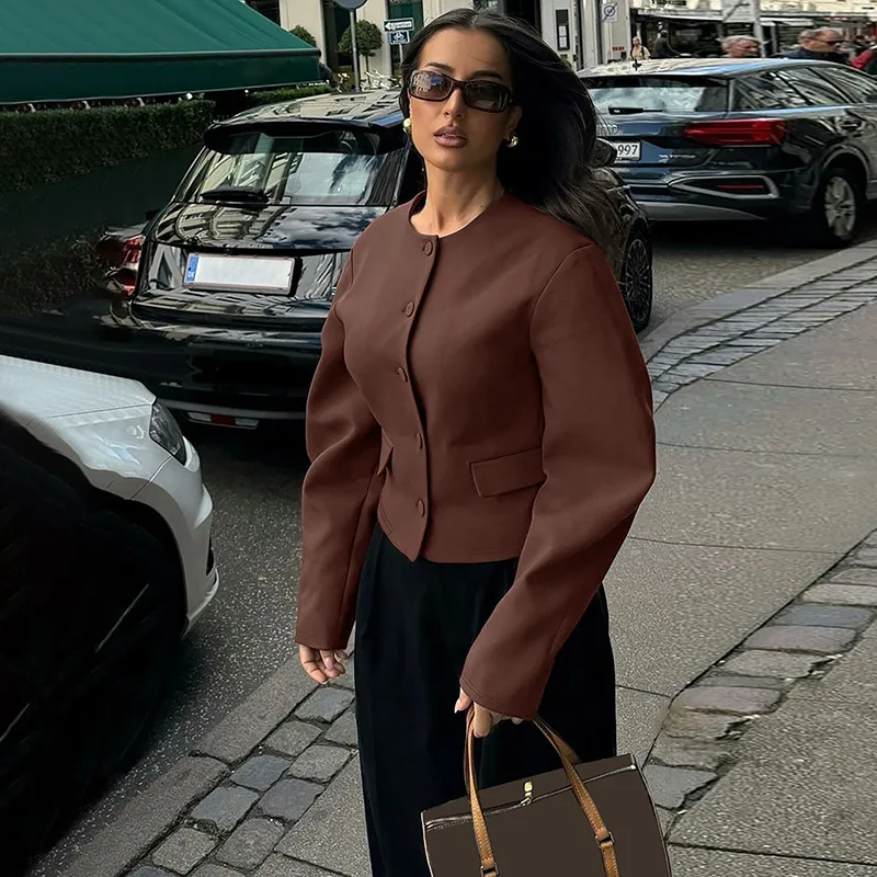 Fashion Cardigan Skirt Two Pieces Set Female Button Long Sleeve Top Slim Solid Mini Skirt Chic Matching Set Autumn Casual