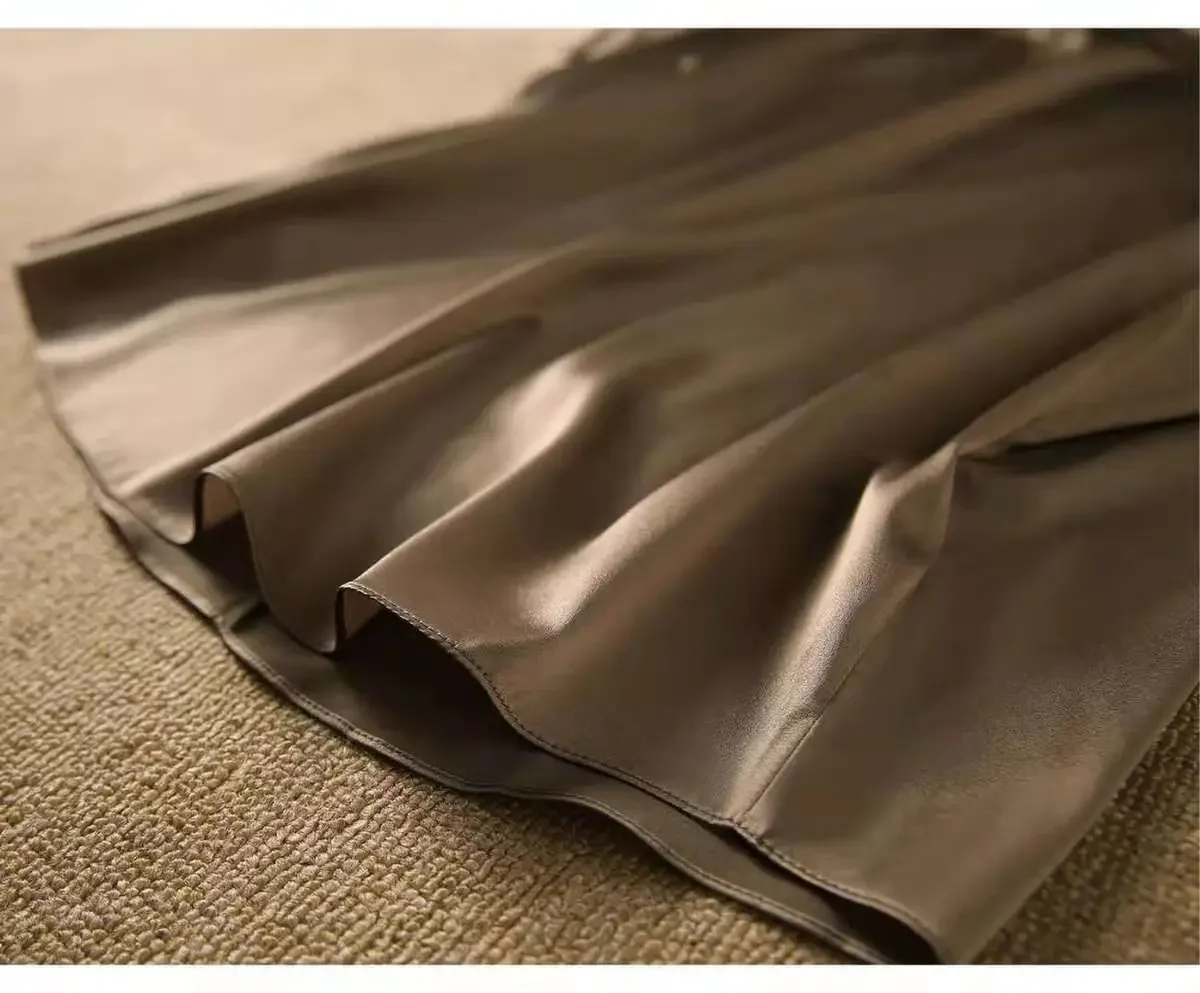 Fashion 3 Colors Woman Elegant Faux Satin Tops Sleeveless Tanks Office Ladies Imitation Silk Tops Blusas Mujer De Moda Verano