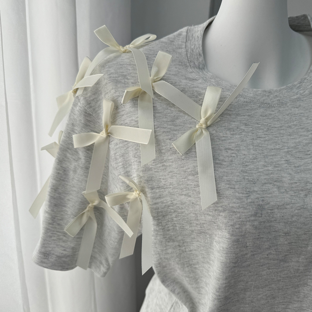 Summer Long Tassel Short Sleeved T shirt Women Casual Loose Cotton Top