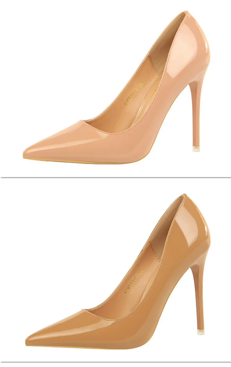 Shoes Patent Leather Shoes Woman Pumps High Heels Stiletto Heels 10.5 Cm Red Wedding Shoes Bridal Shoes Women Heels