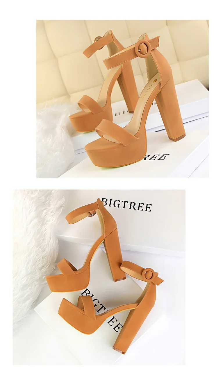 Elegant Sandals Women High Heels Pumps Super High Heel 13.5 Cm Sexy Women's Banquet Shoes Platform Heeled Sandals Summer