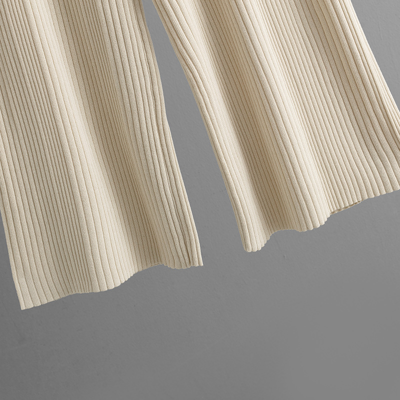 Summer Inner Wear Women round Neck Sleeveless Top Knitted Two Piece