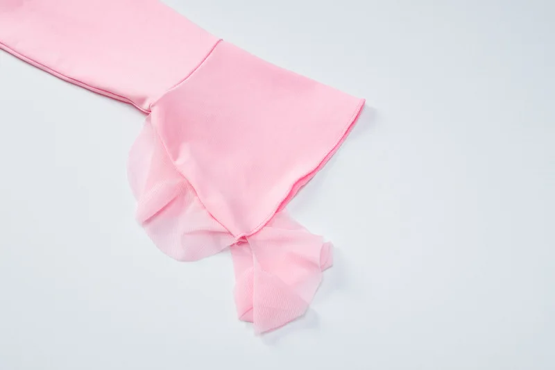 Winter New Sexy Long Sleeved Half Skirt Set For Woman 3D Flower Slim Tight Long Skirt Party Evening Dress Two Piece Set