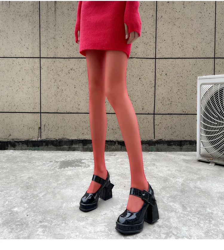 New Tights Women Stockings Slim See-Through Lingerie Lace Leggings Winter Women's Pantyhose Red Bodys Sexy Mujer Bottom