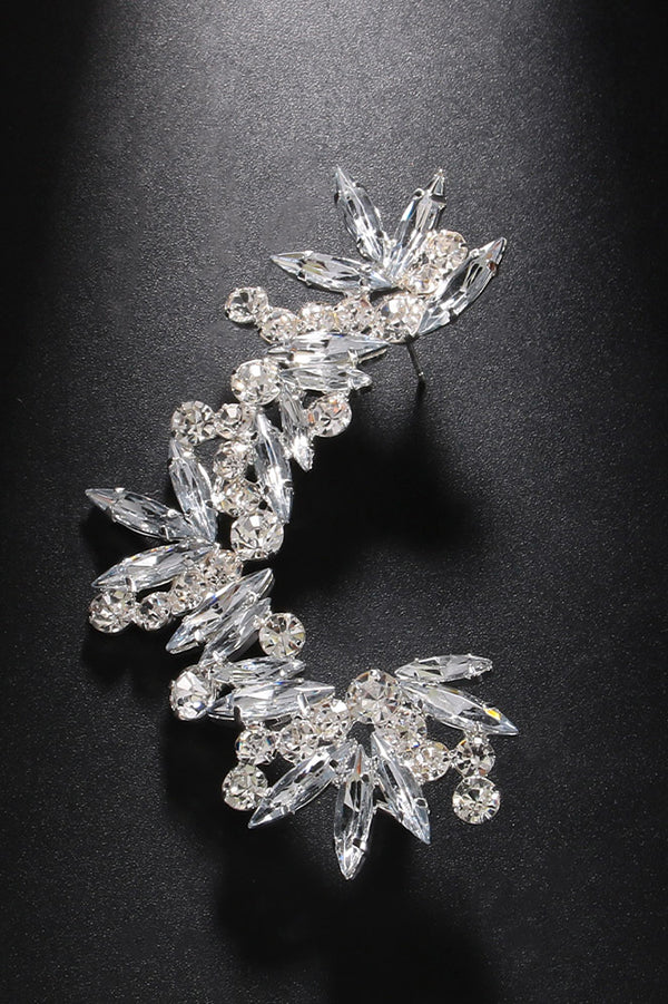 Non-pierced Rhinestone Clip-on Earrings