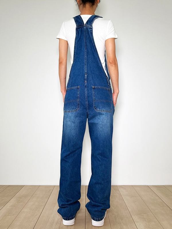 Loose casual straight fit Overall