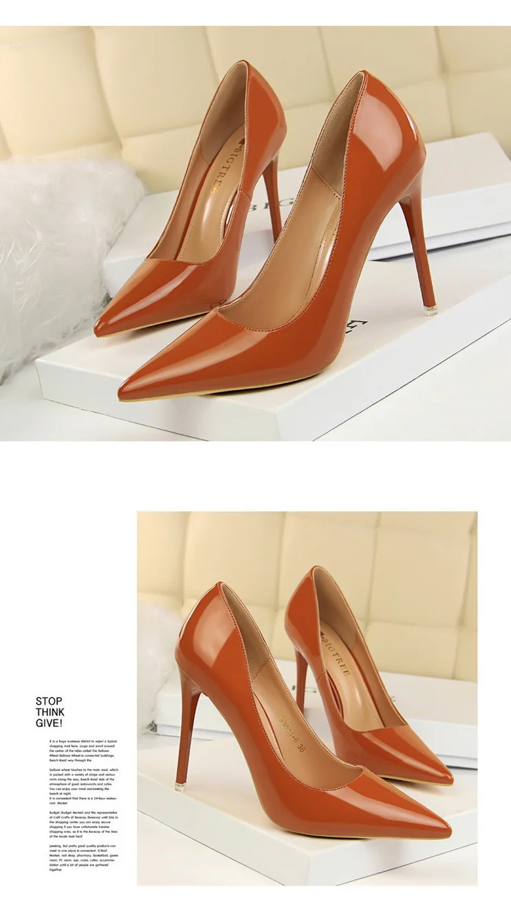 Shoes Patent Leather Shoes Woman Pumps High Heels Stiletto Heels 10.5 Cm Red Wedding Shoes Bridal Shoes Women Heels