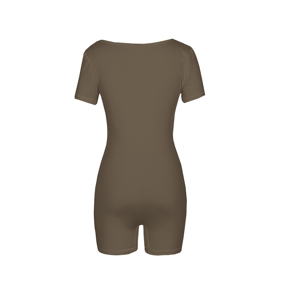 Tight Jumpsuit Solid Color Sports Yoga Jumpsuit Women Sports