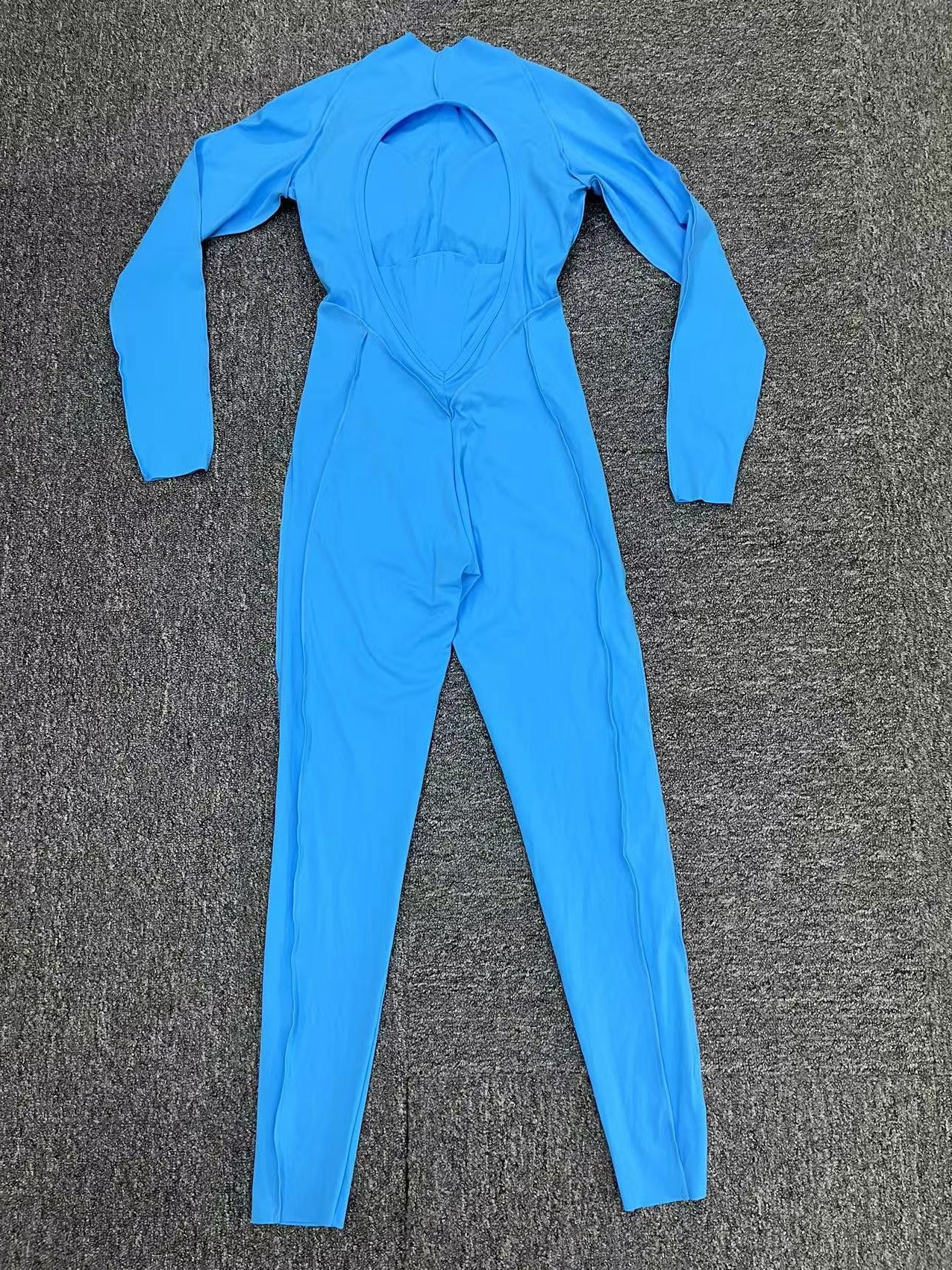 Autumn Sand Winter One Piece Sports Yoga Jumpsuit Backless Tight Long Sleeved Trousers Jumpsuit