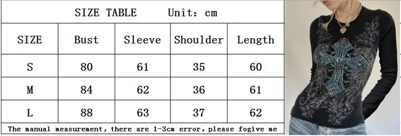 Rhinestone T Shirt y2k Aesthetic Fairy Grunge Cross Wings Pattern Short Sleeve Tops Casual Graphic Tee 2000s Streetwear