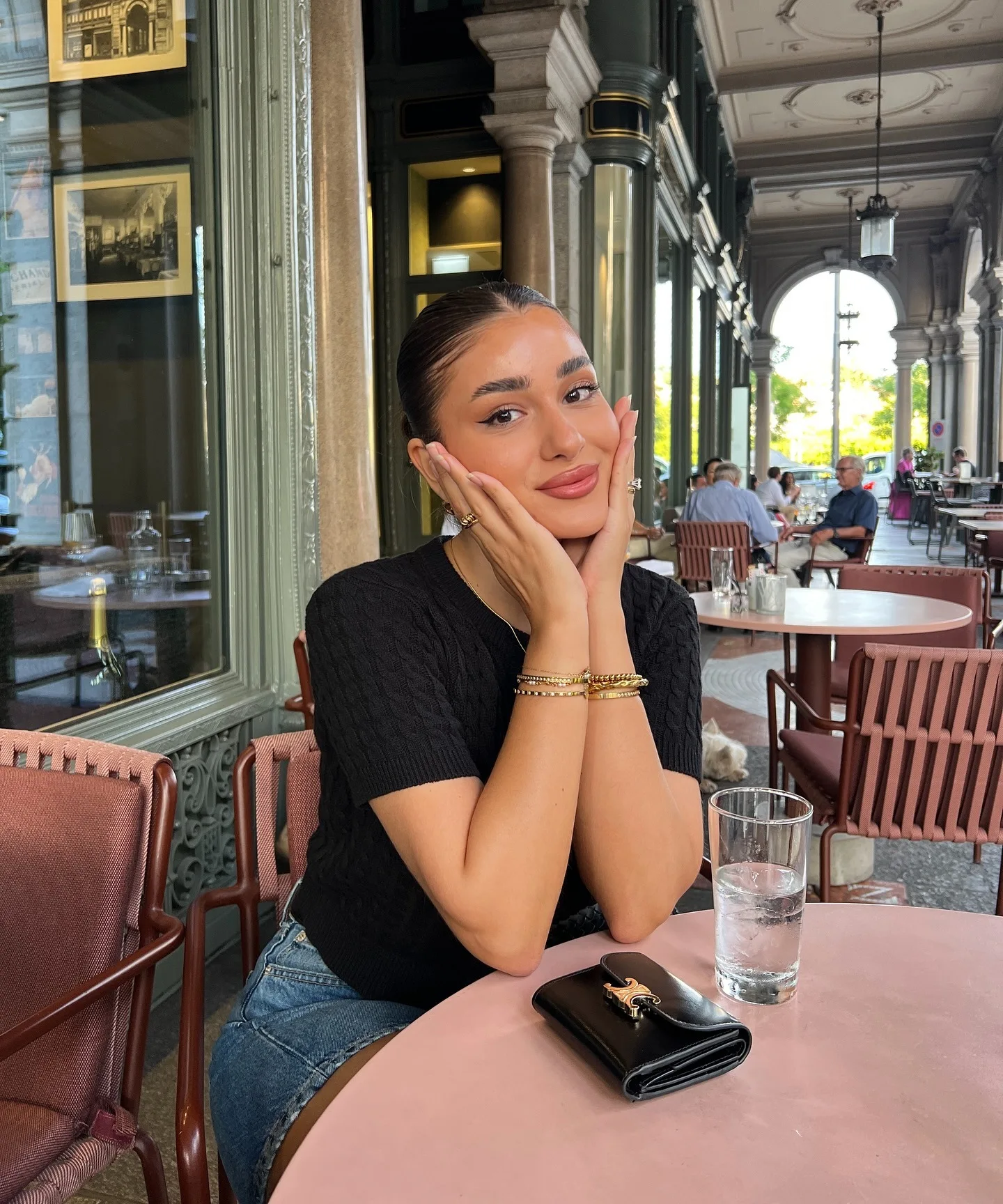 Patchwork Ribbed Knit Cardigan For Women Short Sleeve Fashion Slim Twist Solid Commute Autumn Sweater Knitwear Cropped Top