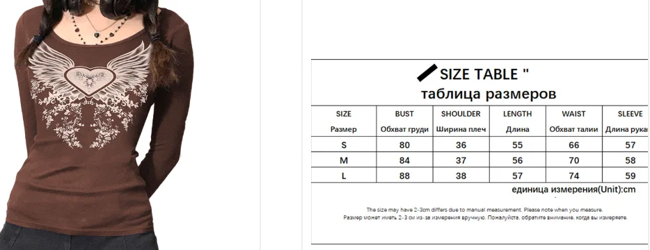 2000s Retro Rhinestone Graphic Print T-shirt Harajuku Grunge Y2K Aesthetics Fairy Crop Top Korean Fashion Vintage Mall Goth Tees