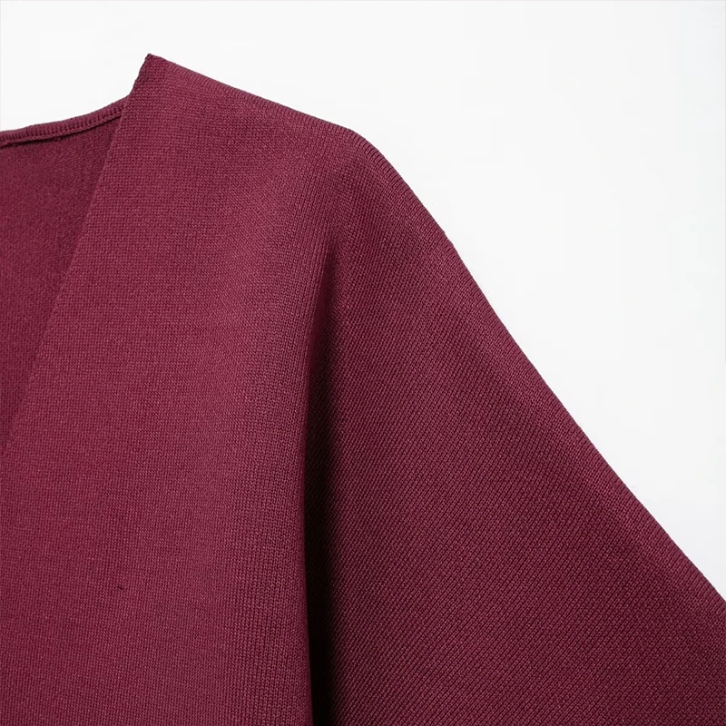 Fashion Knitted Vest Top for Women Short Sleeve V-neck Buttons Loose White Waistcoat Cardigan Female Autumn New in Outwears